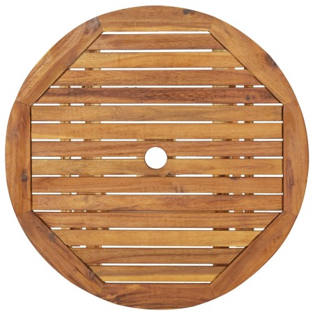 Ensemble à manger de jardin pliable 3 pcs Bois d'acacia solide