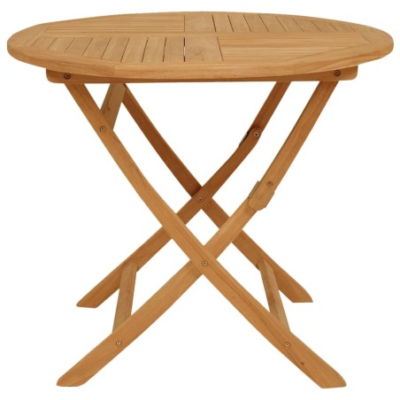 Ensemble à manger de jardin 5 pcs Bois de teck massif