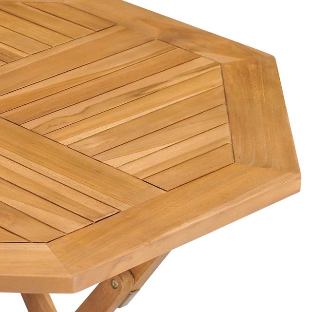 Salon de jardin 5 pcs Bois de teck massif