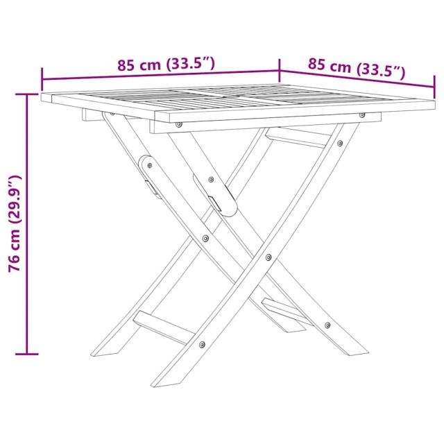 Ensemble à manger de jardin 5 pcs Bois de teck massif