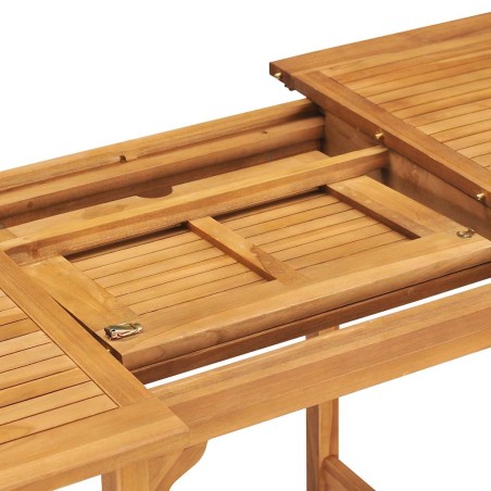 Salon de jardin 7 pcs Bois de teck massif