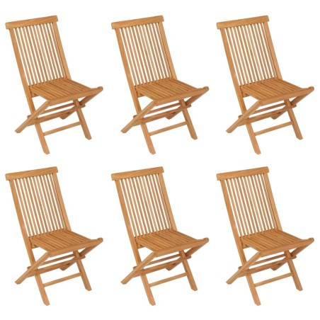 Ensemble à manger de jardin 7 pcs Bois de teck massif