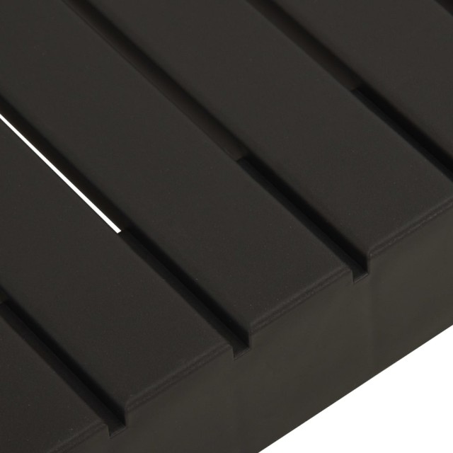 Salon de jardin 3 pcs avec coussins Plastique Gris