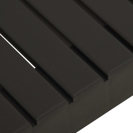 Salon de jardin 6 pcs avec coussins Plastique Gris