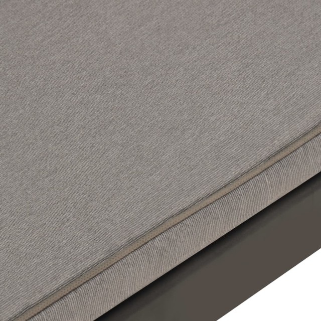 Salon de jardin 6 pcs avec coussins Plastique Gris