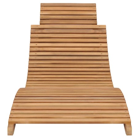 Salon de jardin pliable 3 pcs Bois de teck solide