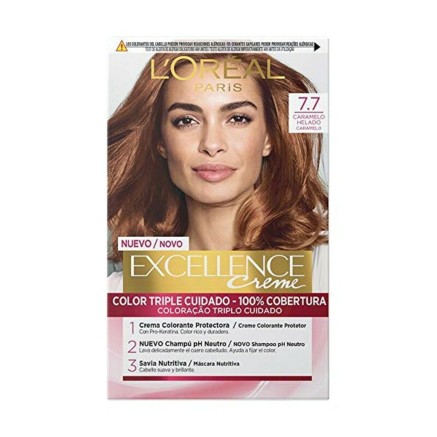Dauerfärbung L'Oréal Paris AA112700 Nº 9.0-rubio muy claro Nº 8.0-