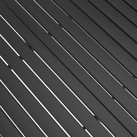 Ensemble à manger de jardin 5 pcs textilène et acier