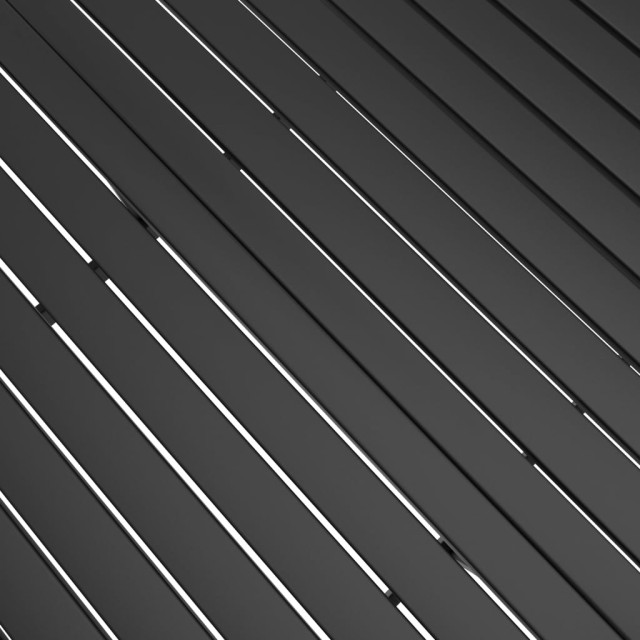 Ensemble à manger de jardin 7 pcs textilène et acier