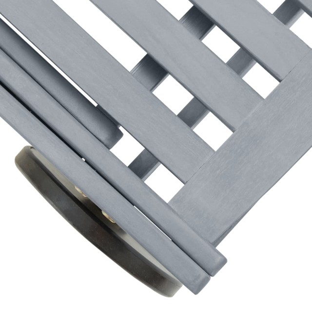 Chaise longue de jardin avec coussin Bois d'acacia solide