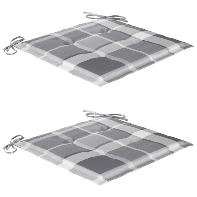 Ensemble à manger d'extérieur pliable avec coussin 3 pcs Teck