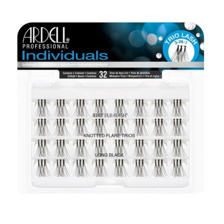 Set van nepwimpers Ardell Duralash Long Black Individuele wimpers 32 S