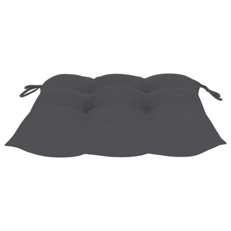 Ensemble à manger d'extérieur pliable 5pcs avec coussins Bambou