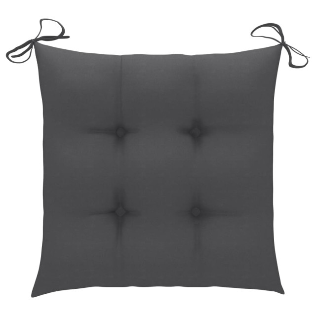 Ensemble à manger d'extérieur pliable 5pcs avec coussins Bambou