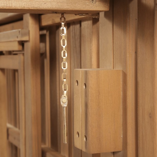 Chaise longue pliable avec coussin Bois d'acacia solide