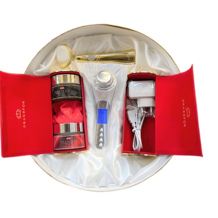 Masajeador Rejuvenecedor Facial de Alta Frecuencia Drakefor M015 Blanc