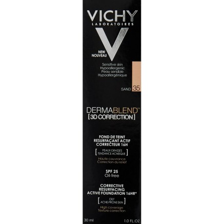 Base de Maquillaje Fluida Vichy Dermablend 3D Correction 30 ml Spf 25 2