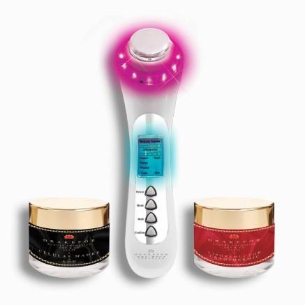 Masajeador Rejuvenecedor Facial de Alta Frecuencia Drakefor M015 Blanc 2