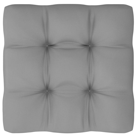Pouf palette de jardin Bois de pin imprégné de gris