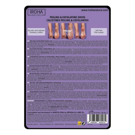 Calcetines Hidratantes Peeling and Exfoliation Lavender Iroha IN/FOOT-
