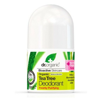 Deodorant Roller Dr.Organic DR00145 Tea tree 50 ml