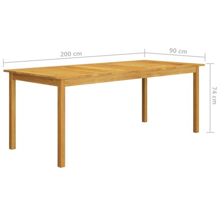 Ensemble à manger de jardin 7 pcs Beige