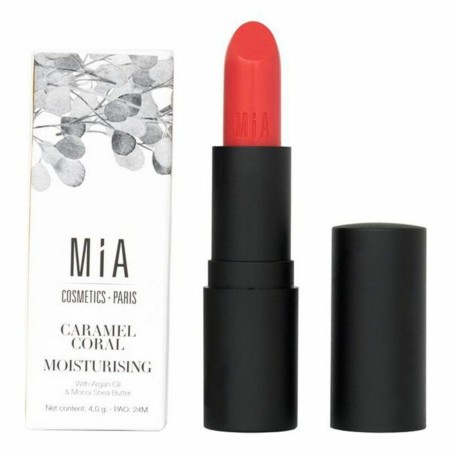 Vochtinbrengende Lippenstift Mia Cosmetics Paris 509-Caramel Coral (4