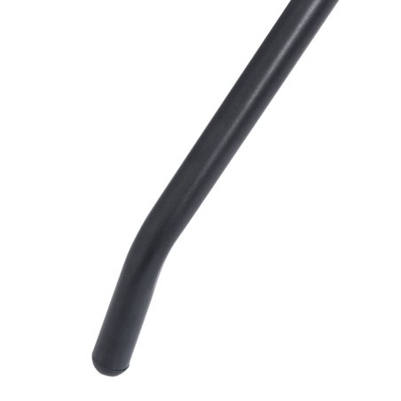 Mobilier de bistro 3 pcs Aluminium et textilène Noir