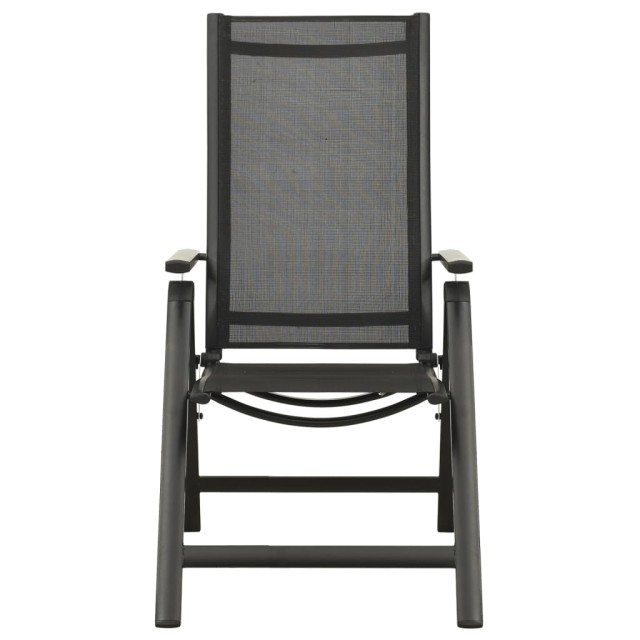 Ensemble de bistro 3 pcs noir et anthracite