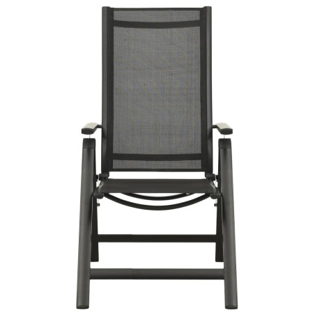 Ensemble de bistro 3 pcs noir et anthracite