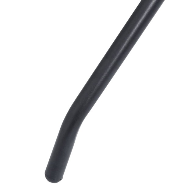 Ensemble à manger de jardin 5 pcs aluminium et textilène noir