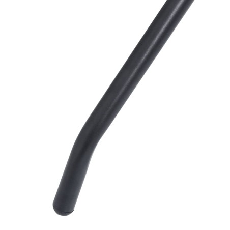 Ensemble à manger de jardin 5 pcs aluminium et textilène noir