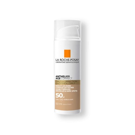 Protector Solar con Color La Roche Posay Anthelios Age Correct SPF 50
