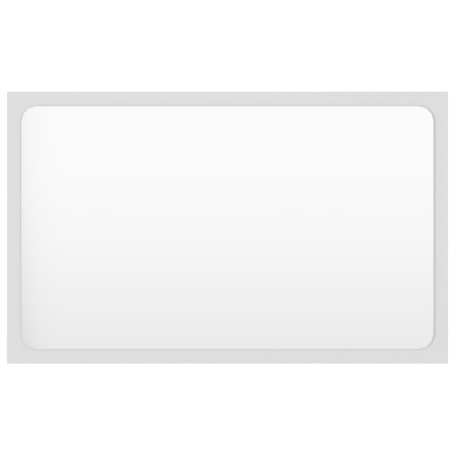 Ensemble de meubles de salle de bain blanc bois d'ingénierie