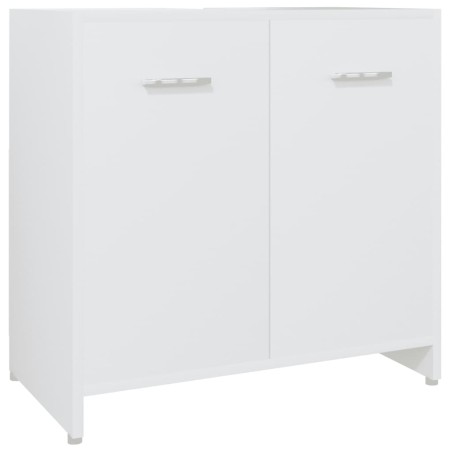 Ensemble de meubles de salle de bain 4 pcs Blanc