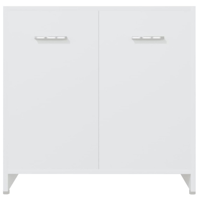 Ensemble de meubles de salle de bain 4 pcs Blanc