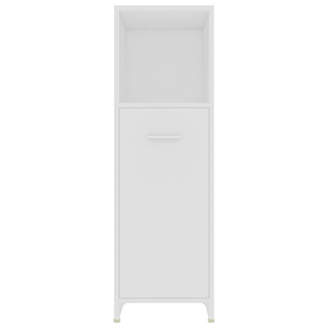 Ensemble de meubles de salle de bain 4 pcs Blanc