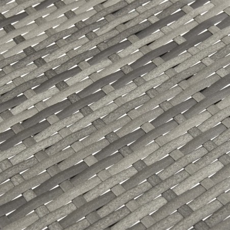 Ensemble à manger de jardin 3 pcs Gris