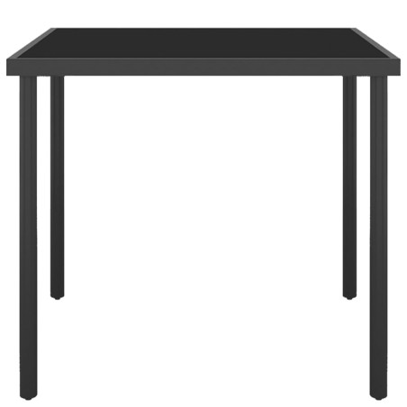 Ensemble de salle à manger d'extérieur 3 pcs Acier