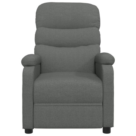 Fauteuil électrique de massage Gris foncé Tissu