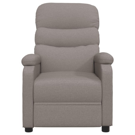 Fauteuil électrique de massage Taupe Tissu