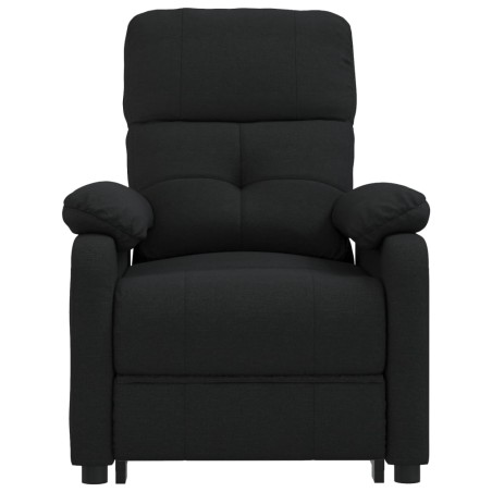 Fauteuil inclinable électrique Noir Tissu
