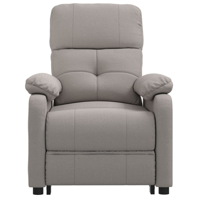 Fauteuil inclinable électrique Taupe Tissu