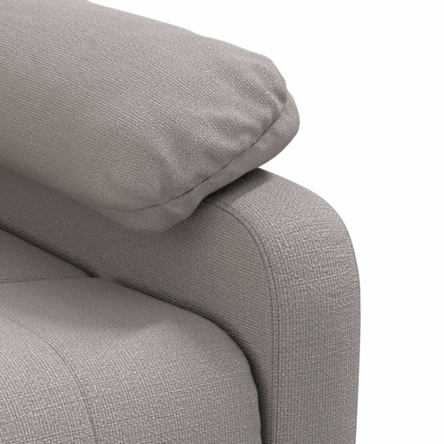 Fauteuil inclinable électrique Taupe Tissu