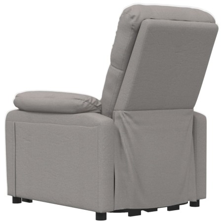 Fauteuil électrique de massage Taupe Tissu