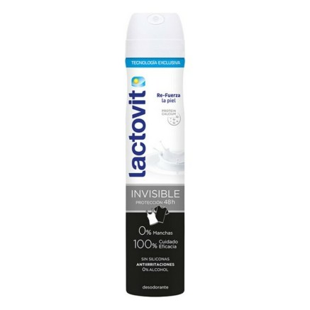 Deodorant Spray Invisible Antimanchas Lactovit (200 ml)