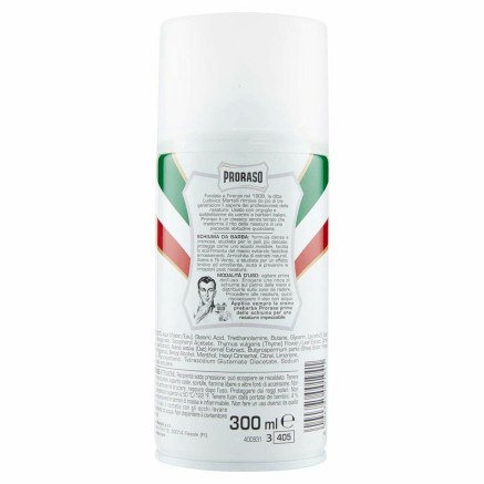 Scheerschuim White Proraso PR-400431 300 ml 2