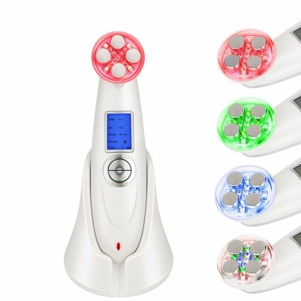 Masajeador Facial con Radiofrecuencia, Fototerapia y Electroestimulaci 2