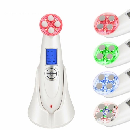 Gesichtsmassagegerät mit Radiofrequenz, Phototherapie und Elektrostim