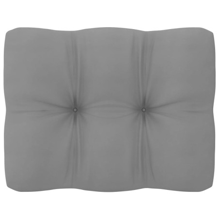 Canapé 4 places de jardin avec coussins Bois de pin massif